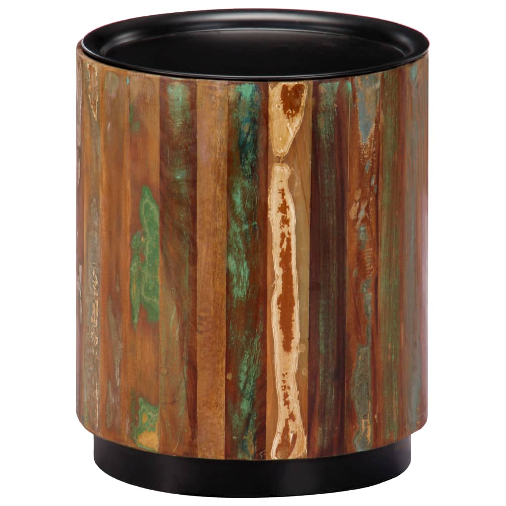 Măsuță de cafea, 38x45 cm, lemn masiv reciclat