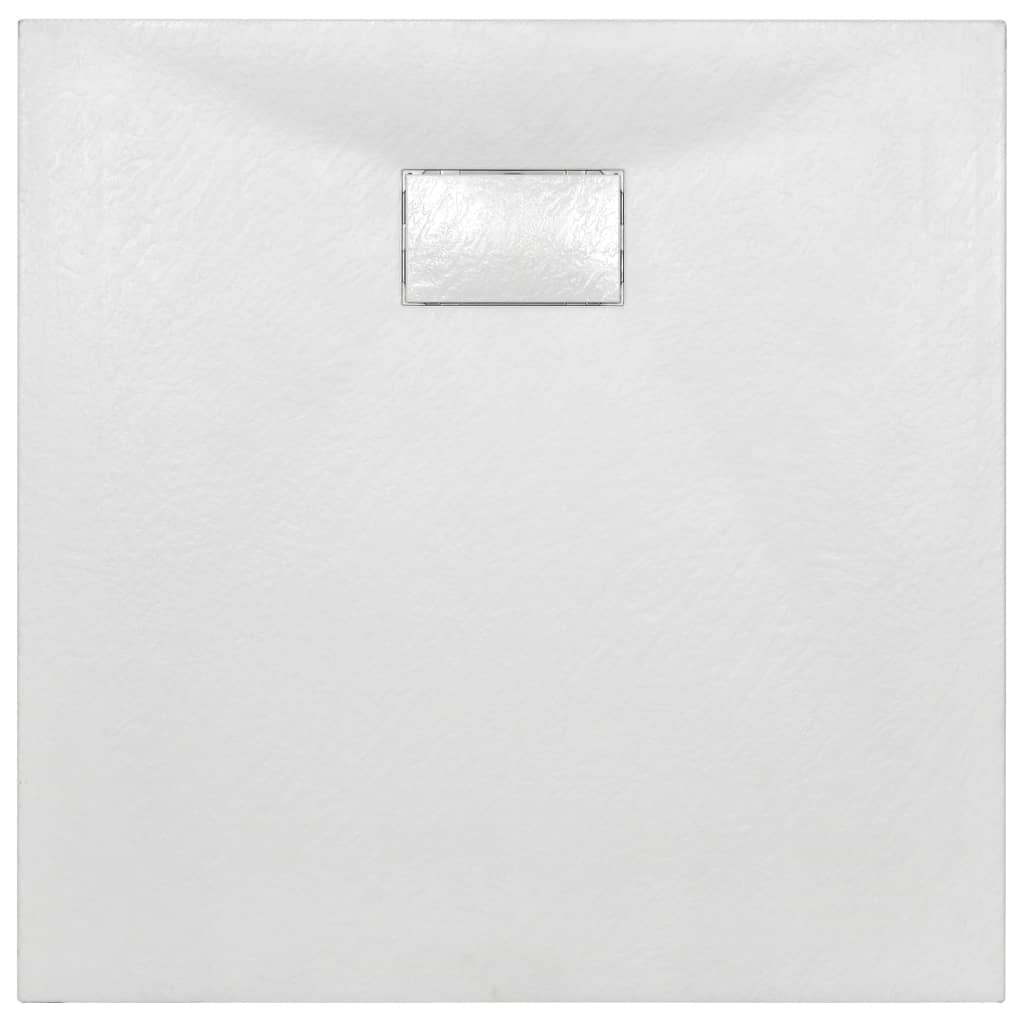 Cădiță de duș, alb, 90 x 90 cm, SMC