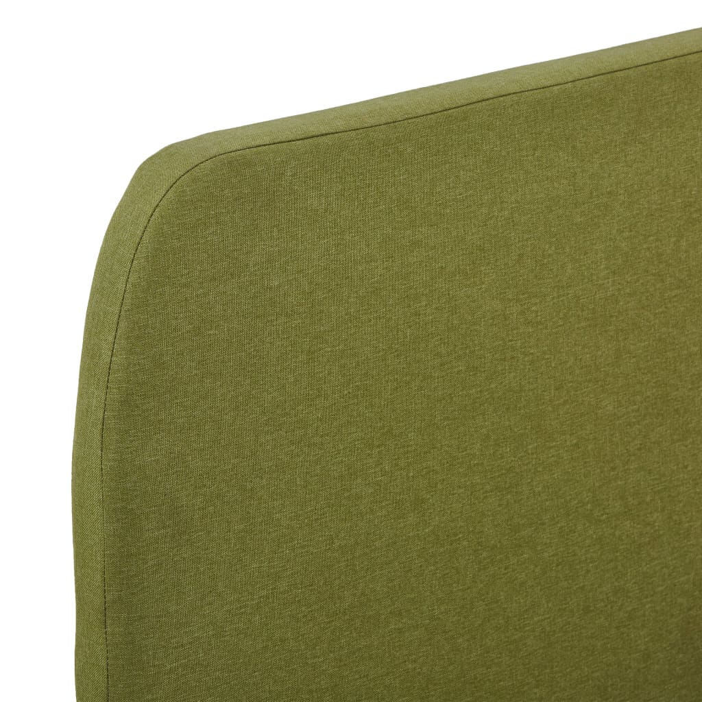 Cadru de pat, verde, 120 x 200 cm, material textil