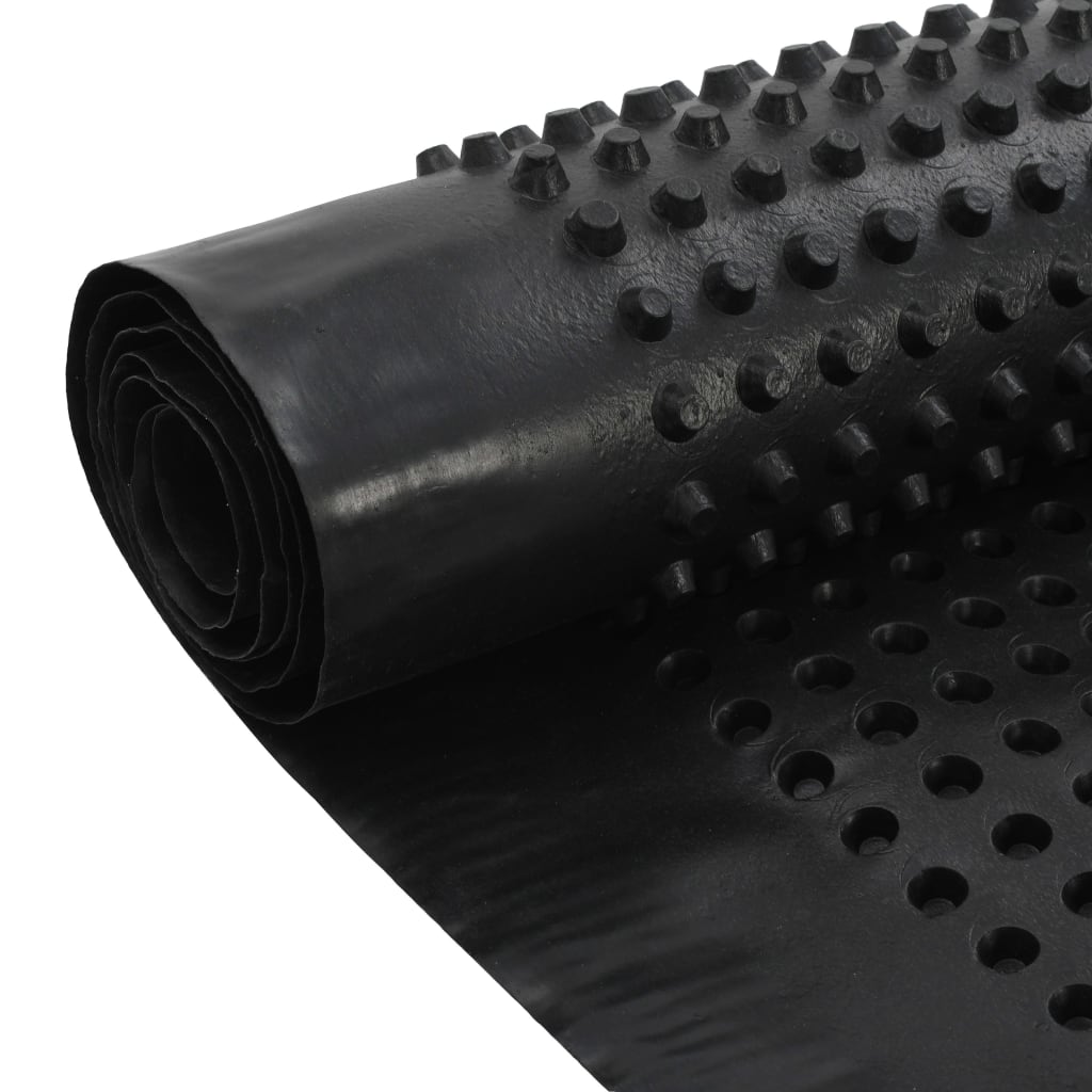 Membrană de drenaj cu crampoane, 2 buc., 1x20 m, HDPE, 400 g/m²