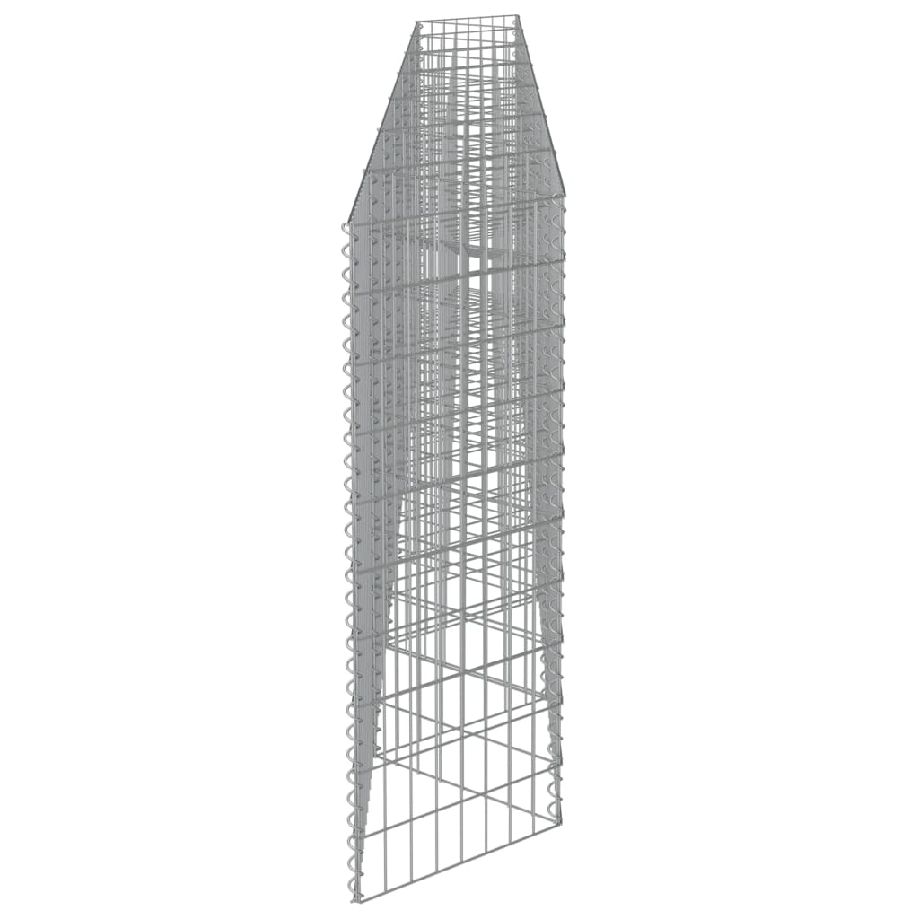 Perete gabion, oțel galvanizat, 450 x 30 x 100 cm