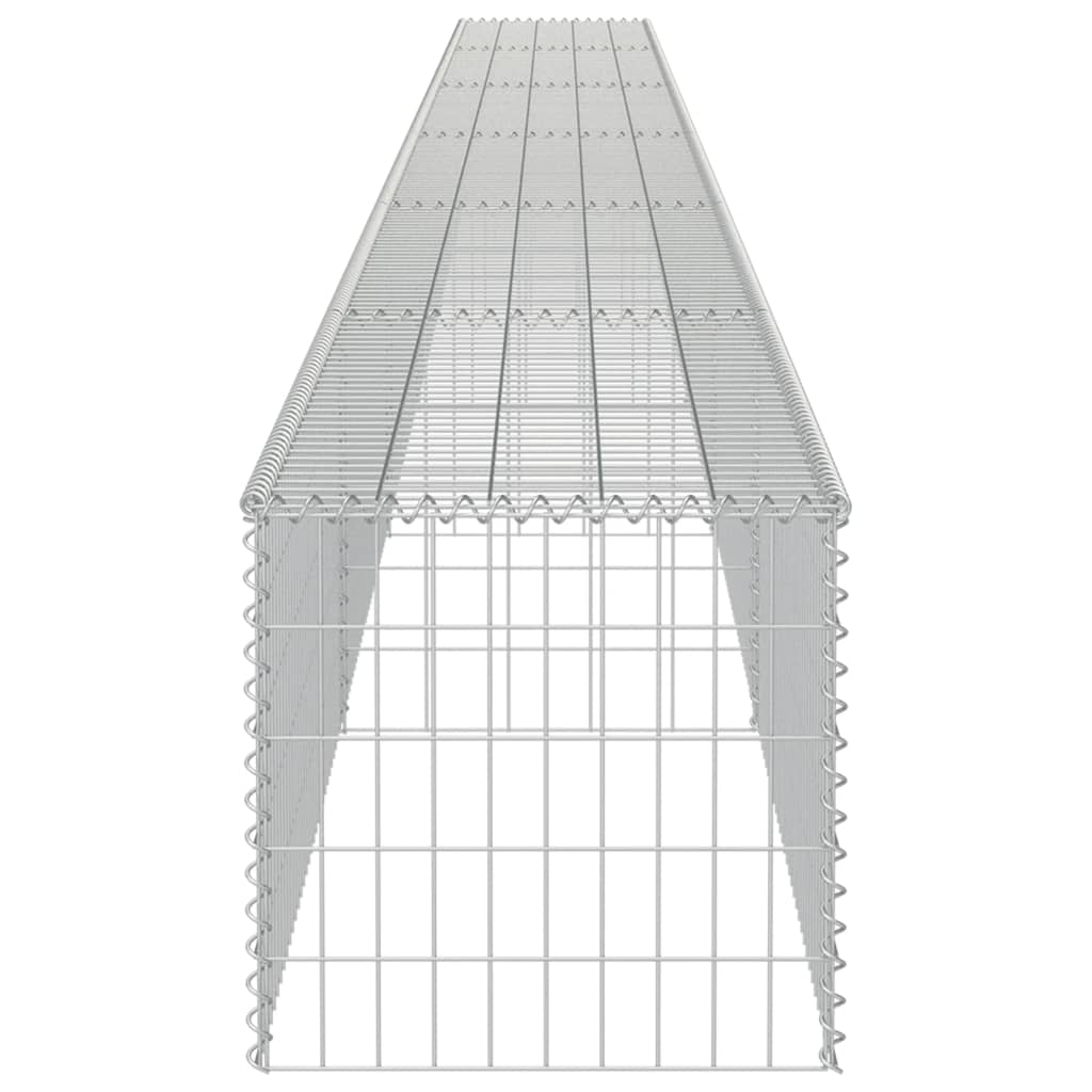 Perete gabion cu capace, 900 x 50 x 50 cm, oțel galvanizat