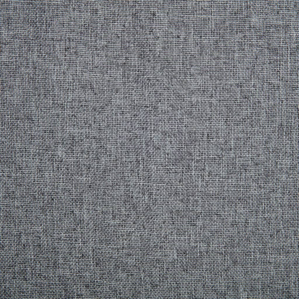 Scaune de sufragerie pivotante, 2 buc., gri deschis, textil