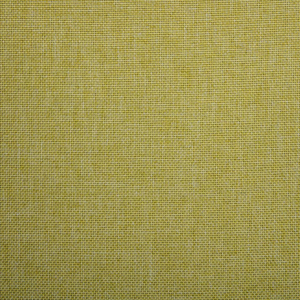 Scaune de sufragerie pivotante, 2 buc., verde, textil