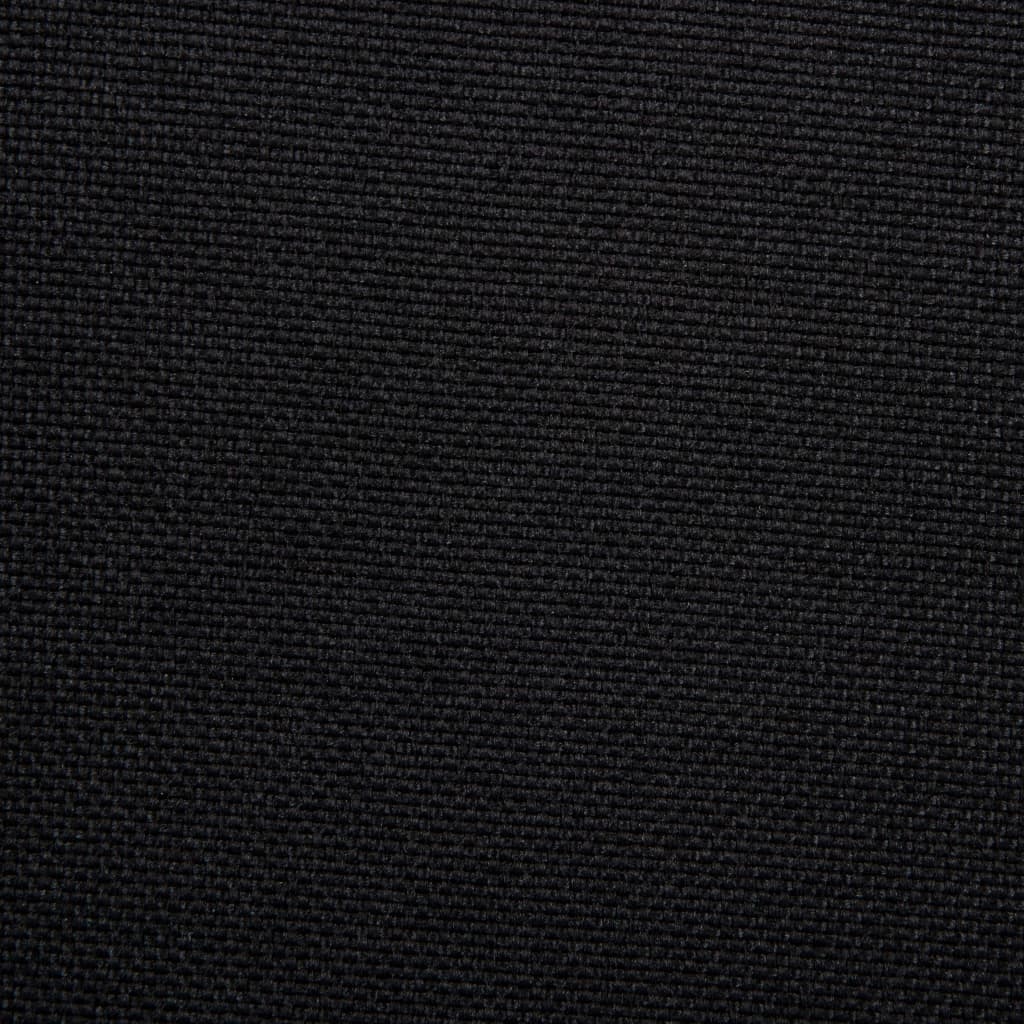 Scaune de sufragerie pivotante, 2 buc., negru, textil
