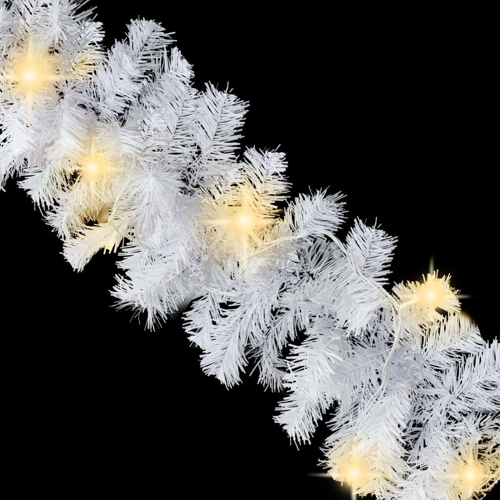 242424 Ghirlandă de Crăciun cu becuri LED, alb, 5 m