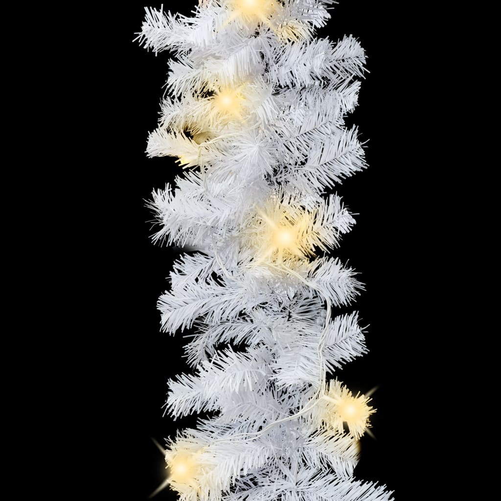 242424 Ghirlandă de Crăciun cu becuri LED, alb, 20 m