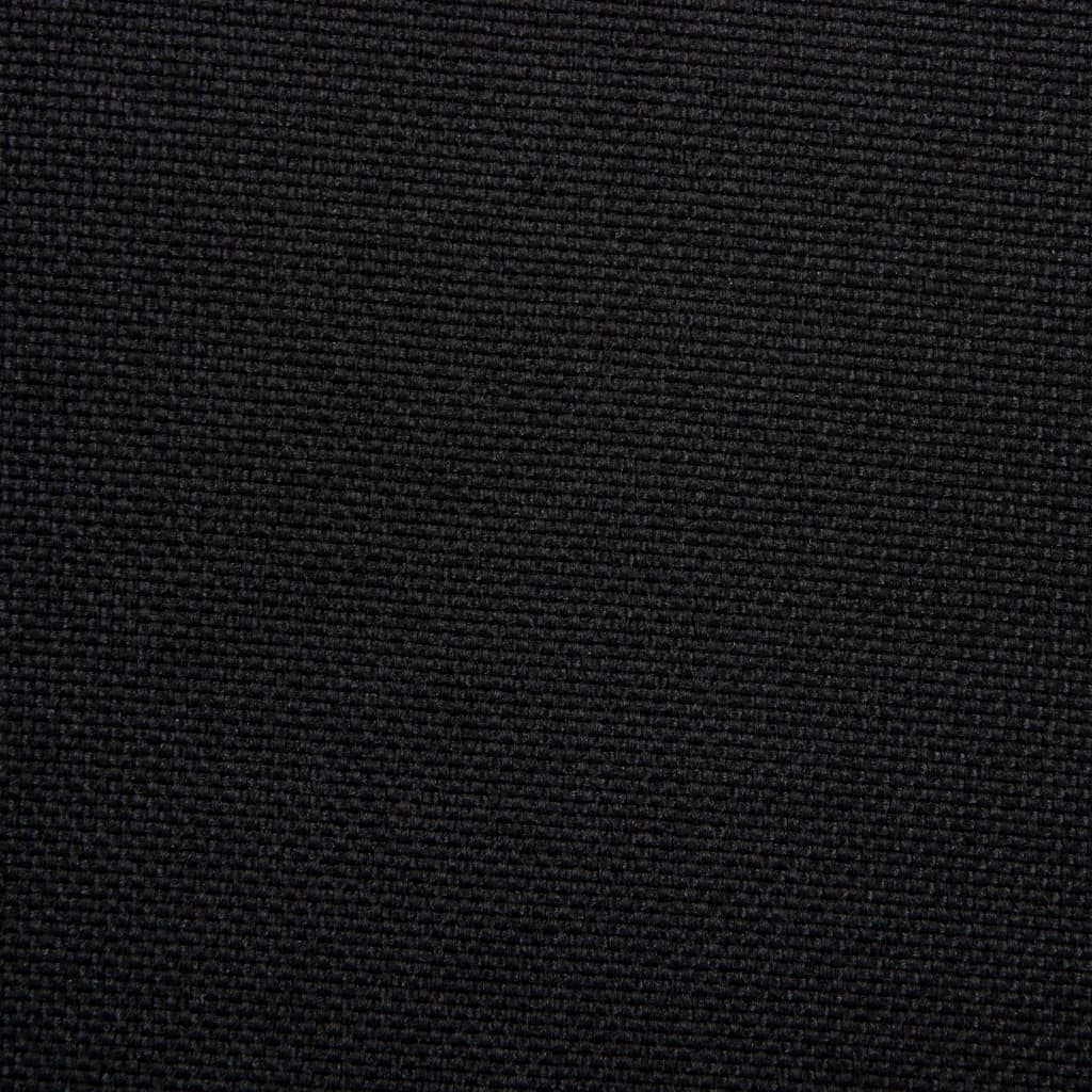 Scaune de sufragerie pivotante, 4 buc., negru, material textil