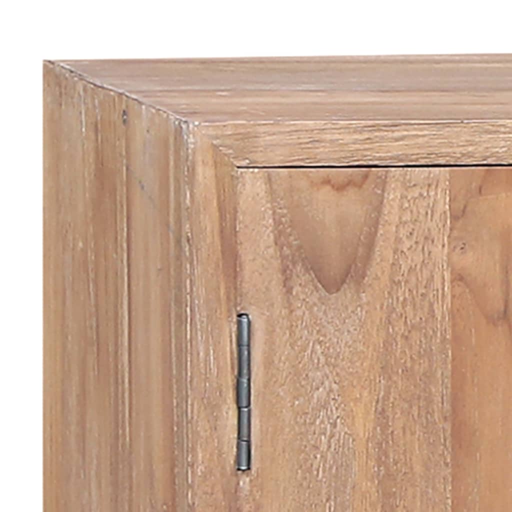 Dulap lateral, 140 x 30 x 75 cm, lemn masiv de tec