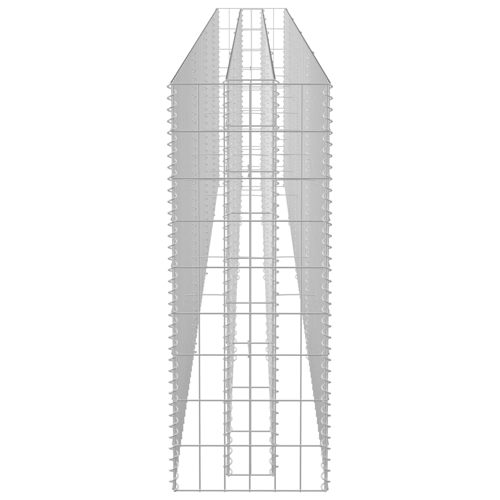 Jardinieră gabion, 360 x 30 x 90 cm, oțel galvanizat