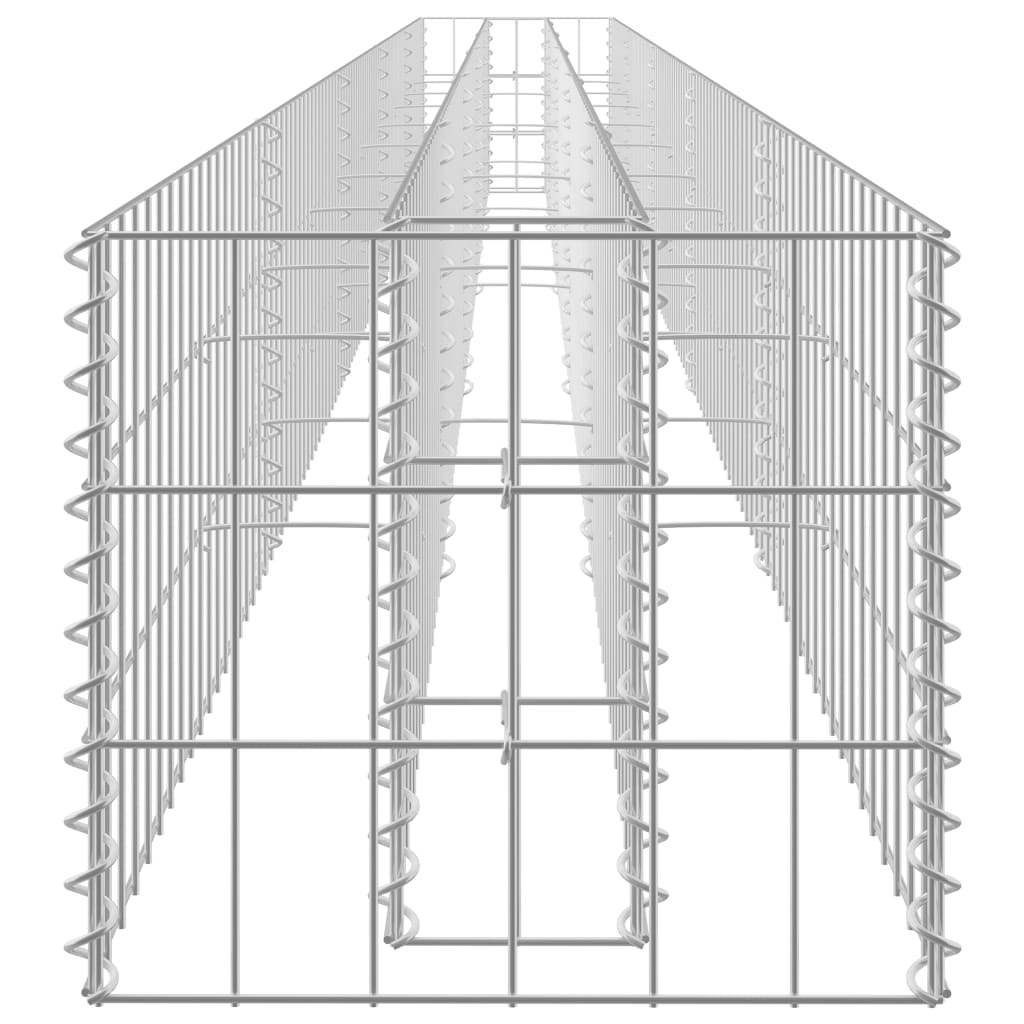 Jardinieră gabion, 450 x 30 x 30 cm, oțel galvanizat