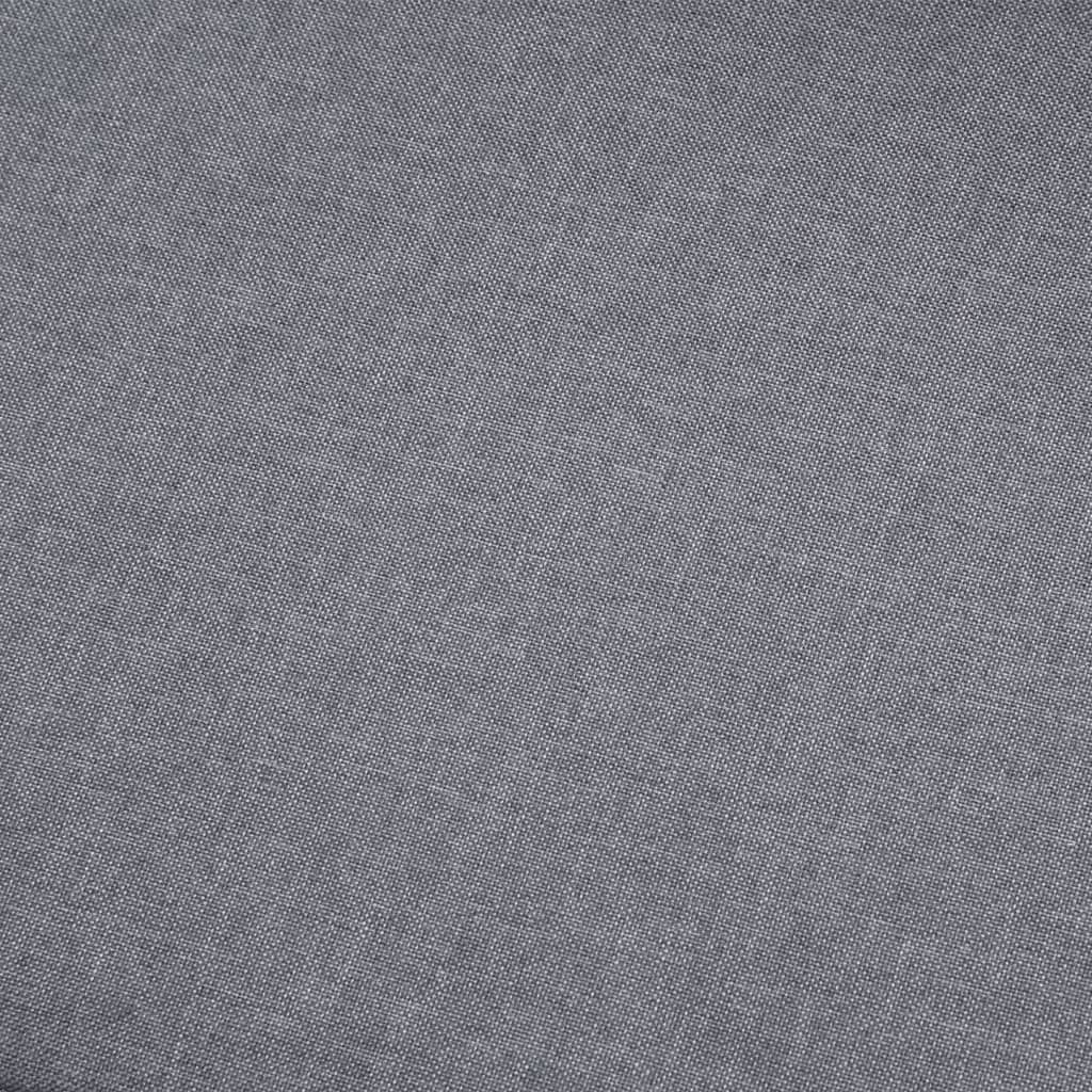 Canapea cu 2 locuri, gri deschis, material textil