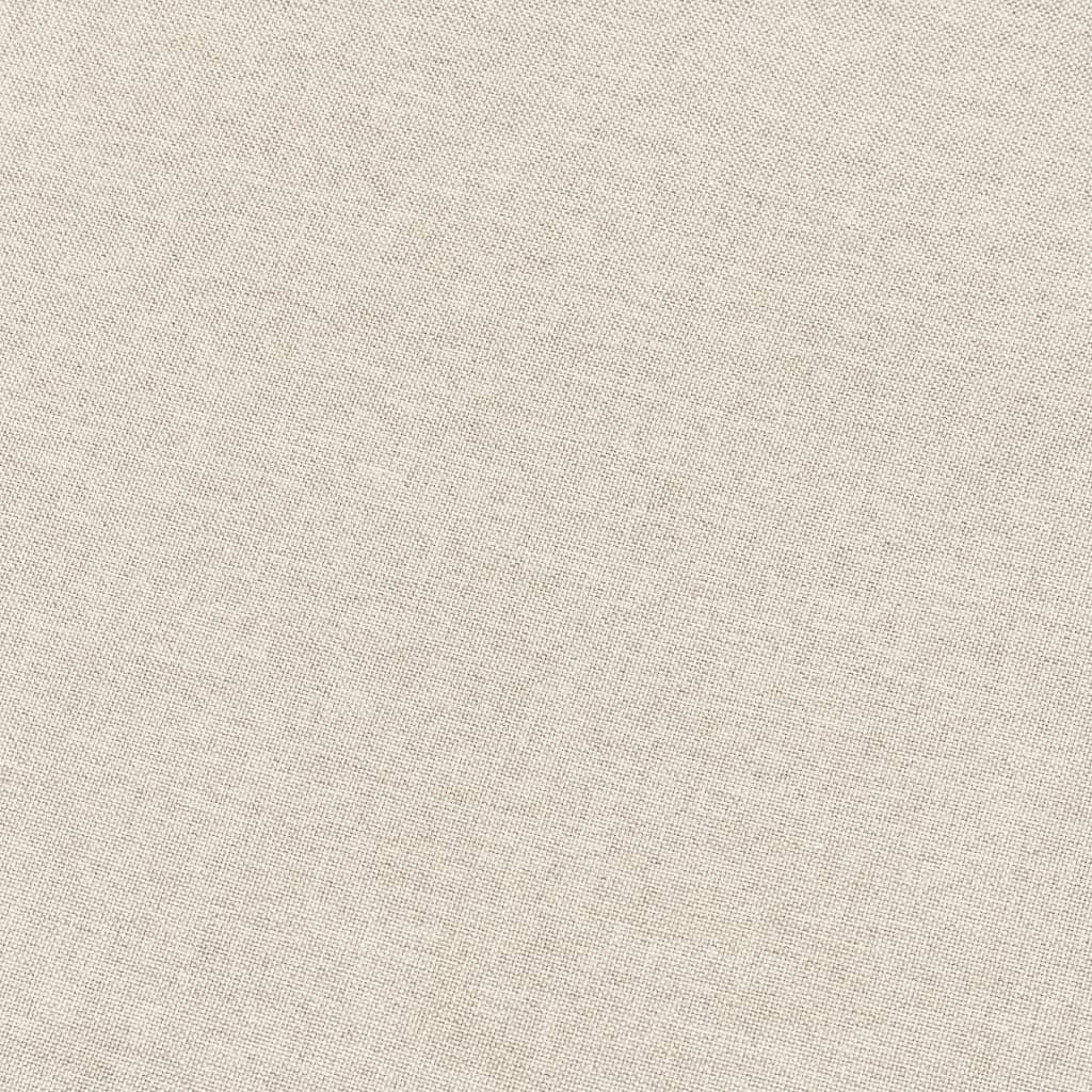 Canapea cu 2 locuri, crem, material textil