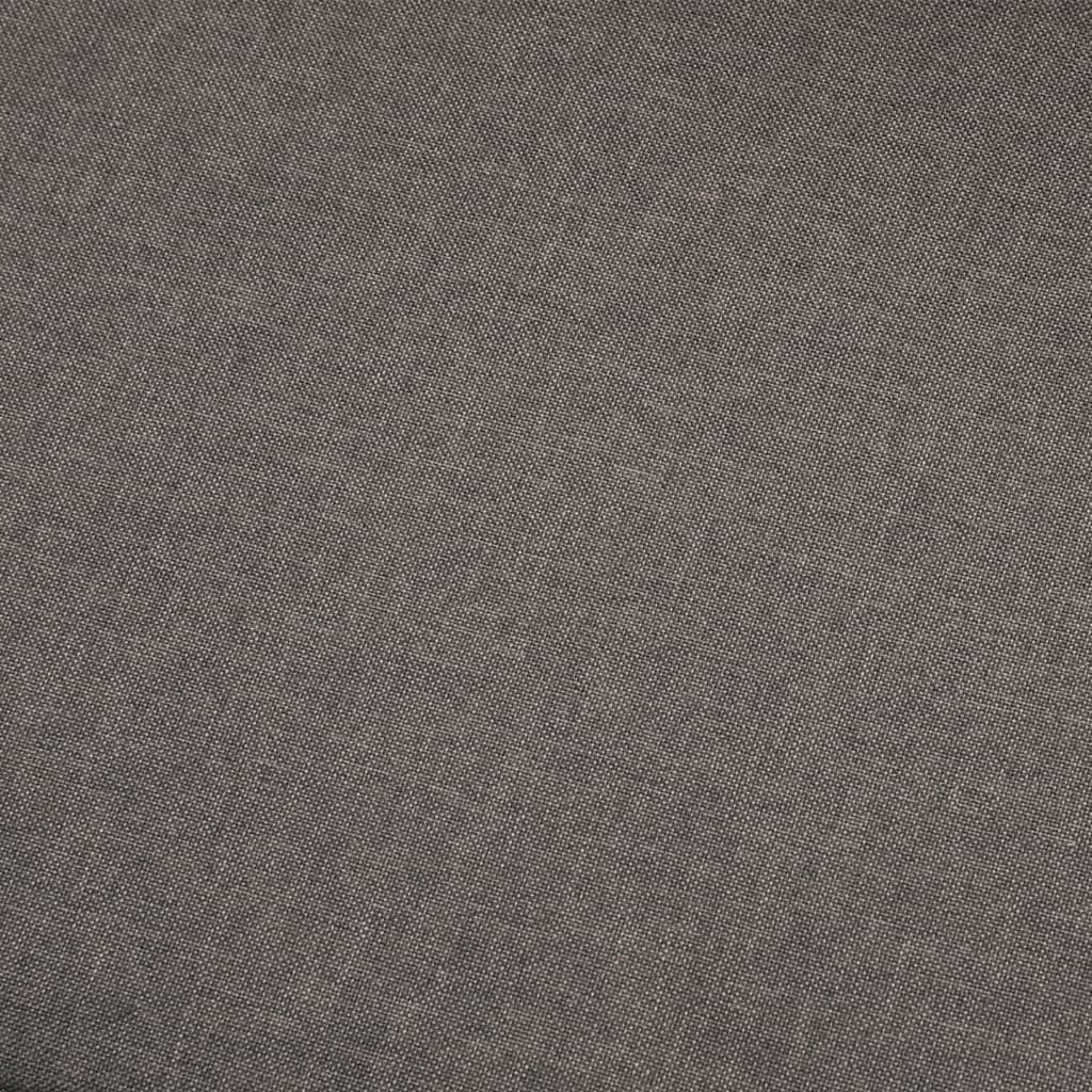 Canapea cu 2 locuri, gri taupe, material textil