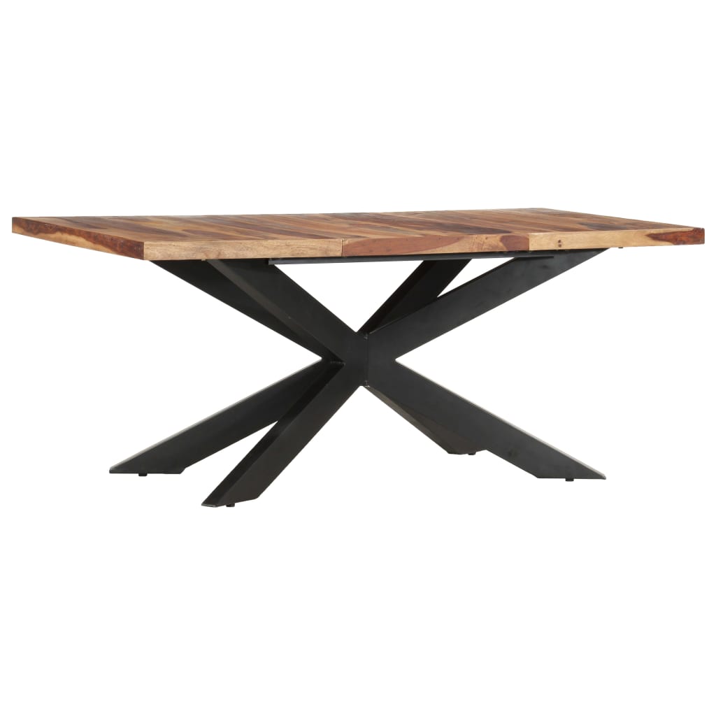 Masă de bucătărie, 180x90x76 cm, lemn masiv de sheesham