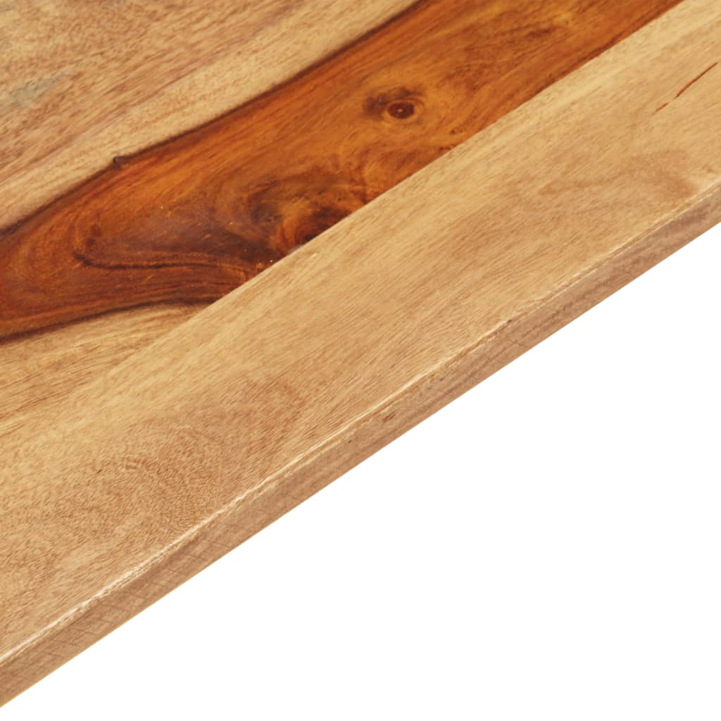 Blat de masă, 80 x 80 cm, lemn masiv de sheesham, 15-16 mm