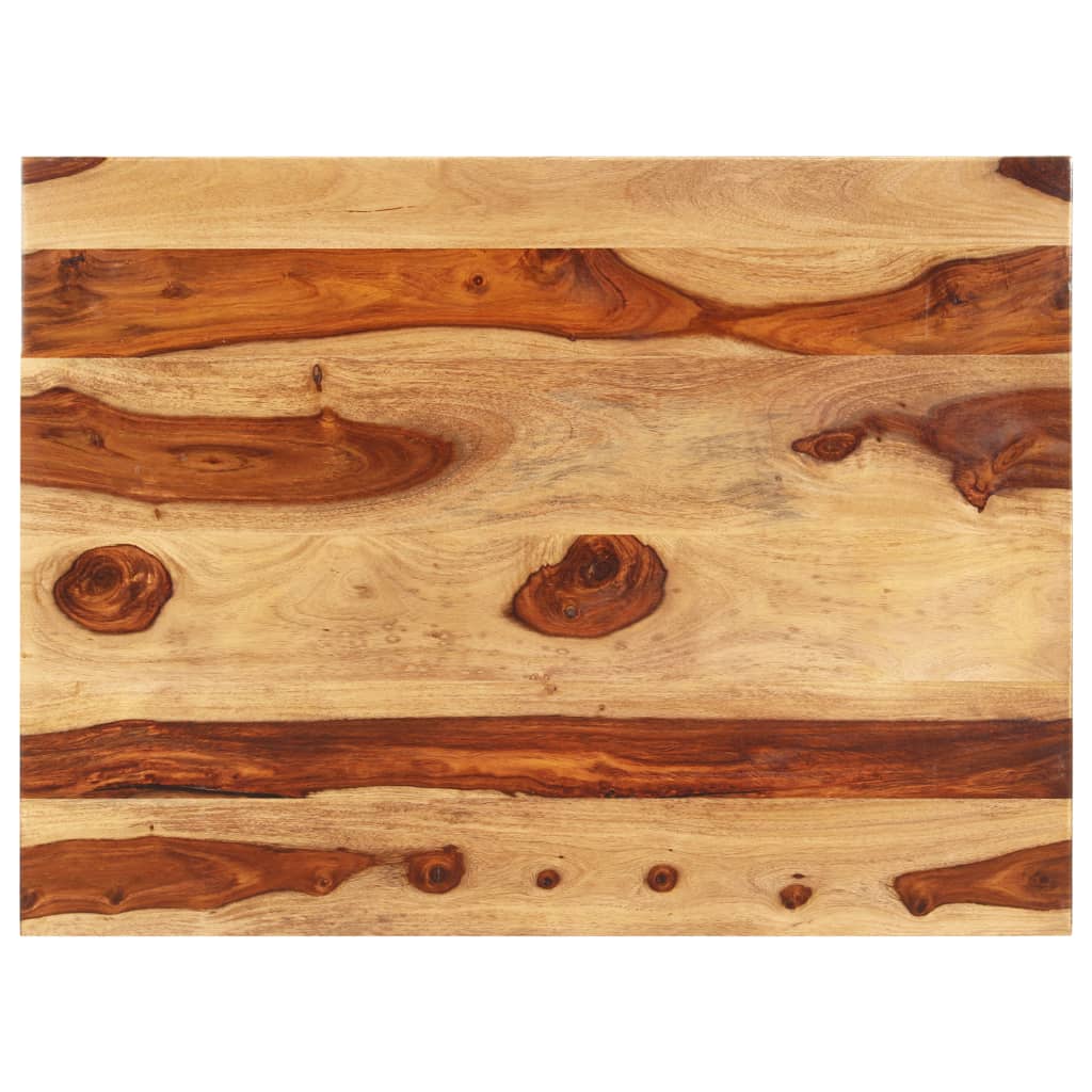 Blat de masă, 70 x 90 cm, lemn masiv de sheesham, 25-27 mm