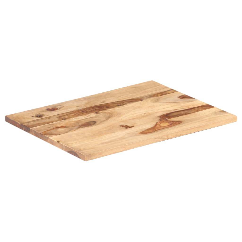 Blat de masă, 70 x 90 cm, lemn masiv de sheesham, 25-27 mm