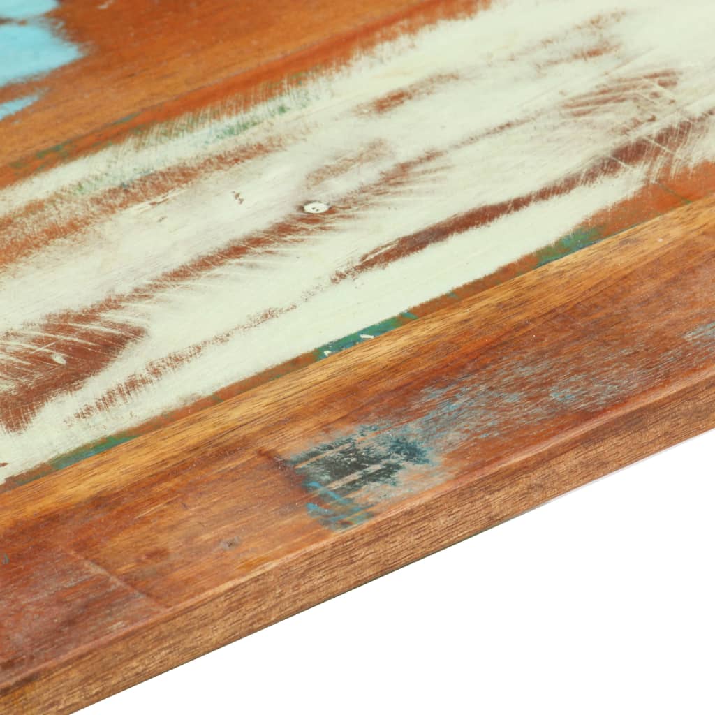 Blat de masă pătrat, 60 x 60 cm, lemn masiv reciclat, 15-16 mm