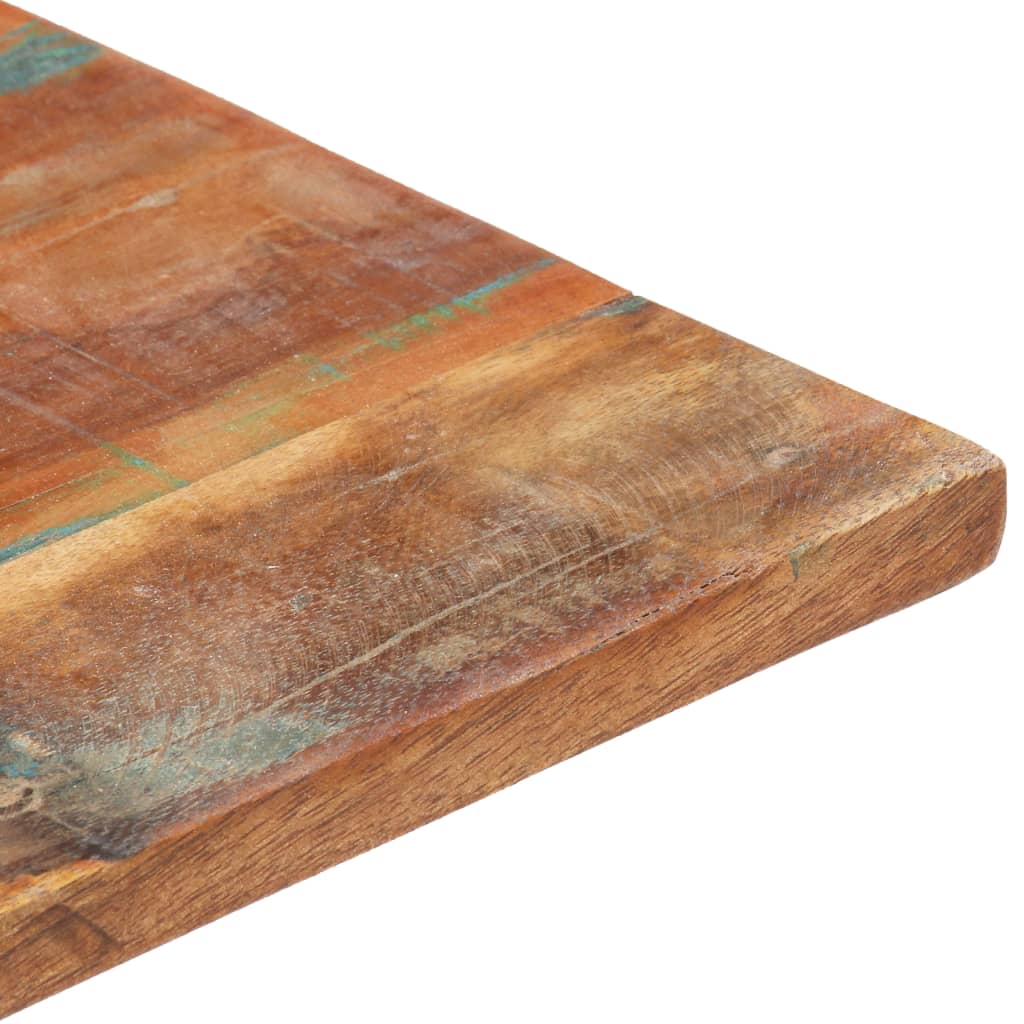 Blat de masă pătrat, 70 x 70 cm, lemn masiv reciclat, 15-16 mm