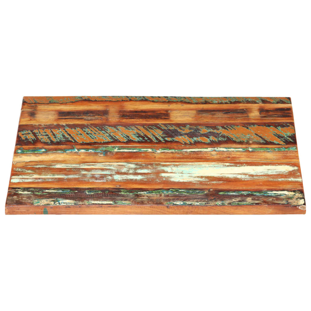 Blat de masă pătrat, 70 x 70 cm, lemn masiv reciclat, 25-27 mm