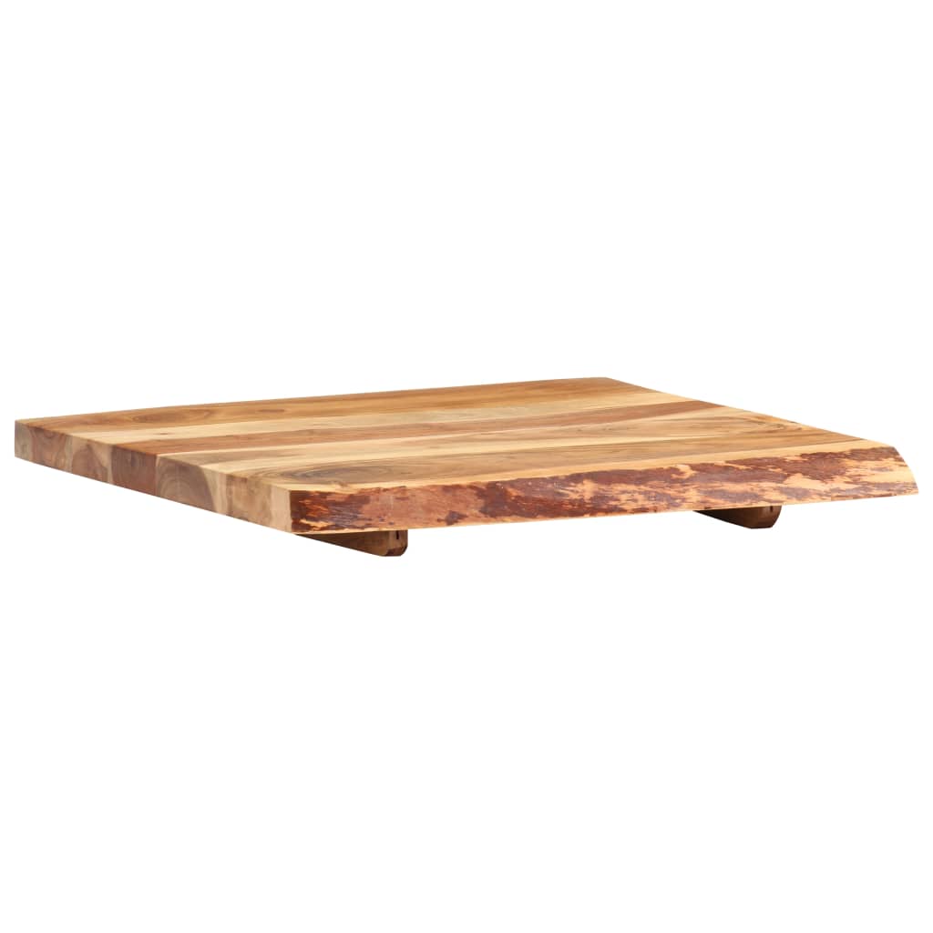 Blat lavoar de baie, 60 x 55 x 3,8 cm, lemn masiv de acacia