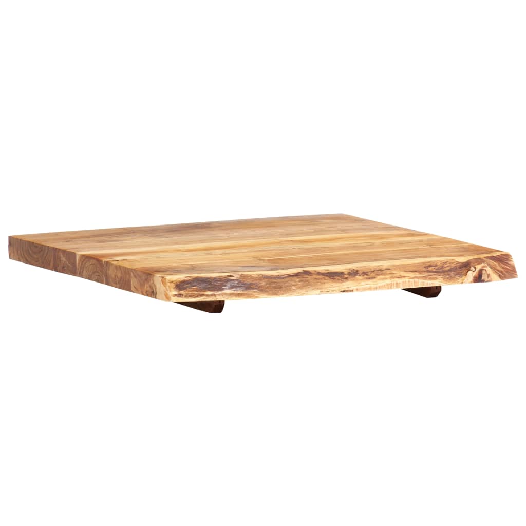 Blat lavoar de baie, 60 x 55 x 3,8 cm, lemn masiv de acacia