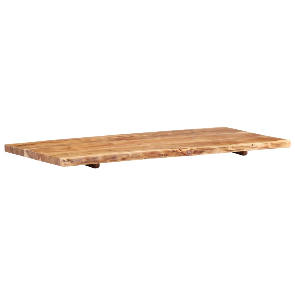 Blat lavoar de baie, 120 x 55 x 3,8 cm, lemn masiv de acacia