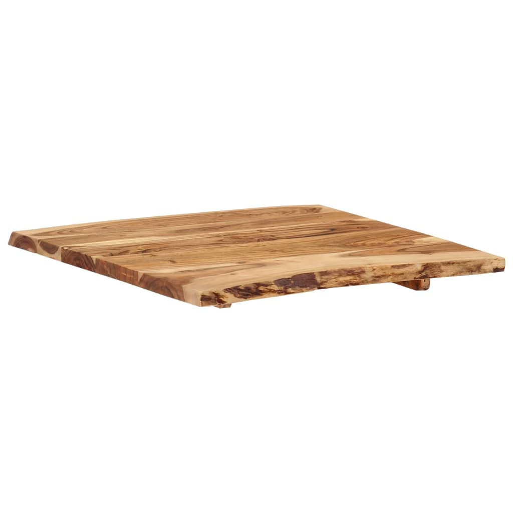 Blat de masă, 60x60x2,5 cm, lemn masiv de acacia