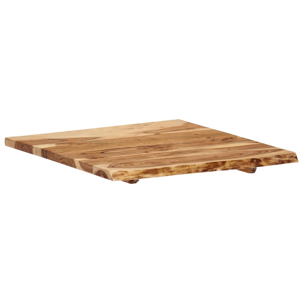 Blat de masă, 60x60x2,5 cm, lemn masiv de acacia