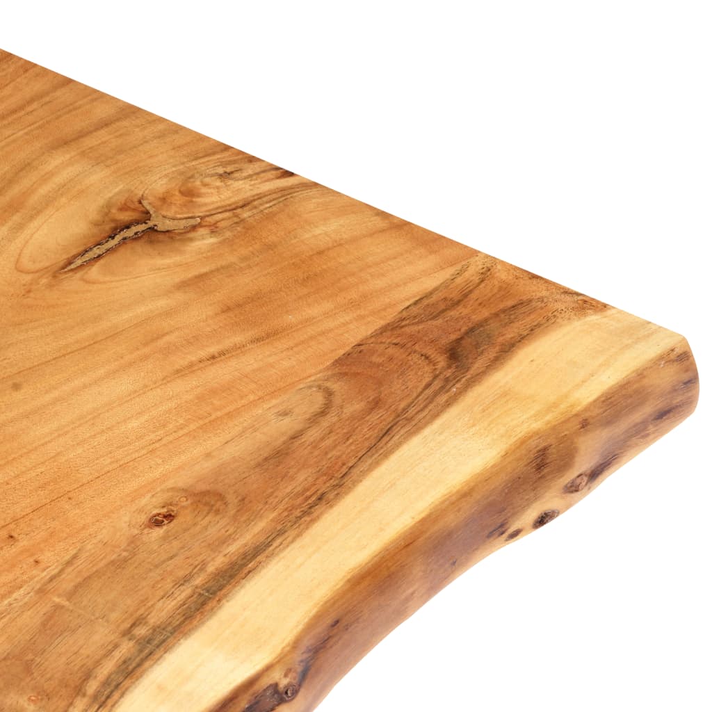 Blat de masă, 80x60x3,8 cm, lemn masiv de acacia