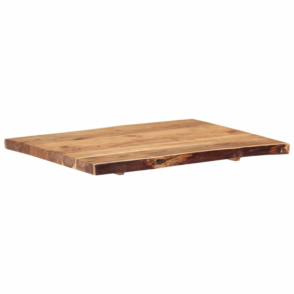 Blat de masă, 80x60x3,8 cm, lemn masiv de acacia