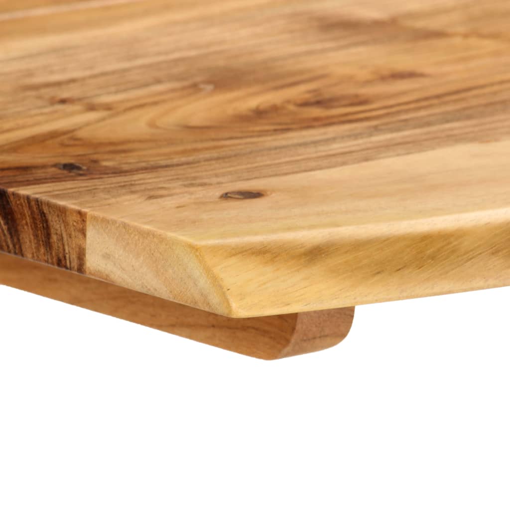 Masă de bucătărie, 140 x 70 x 76 cm, lemn masiv de acacia