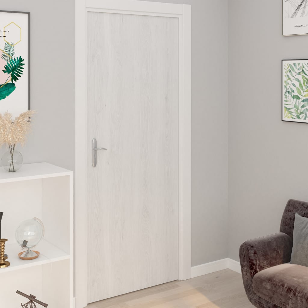 Folie de mobilier autoadezivă, lemn alb, 500 x 90 cm, PVC