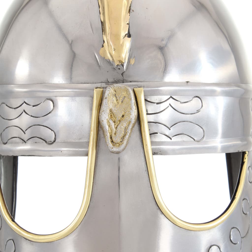 Coif cavaler antichizat Beowulf jocuri pe roluri argintiu oțel