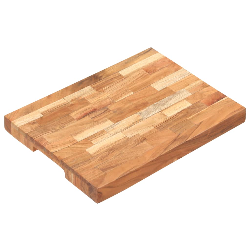 Placă de tocat, 40x30x4 cm, lemn masiv de acacia