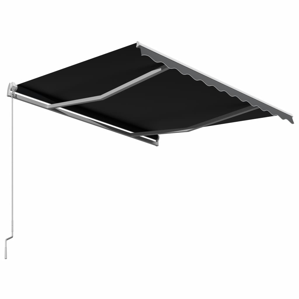 Copertină retractabilă manual, antracit, 300 x 250 cm