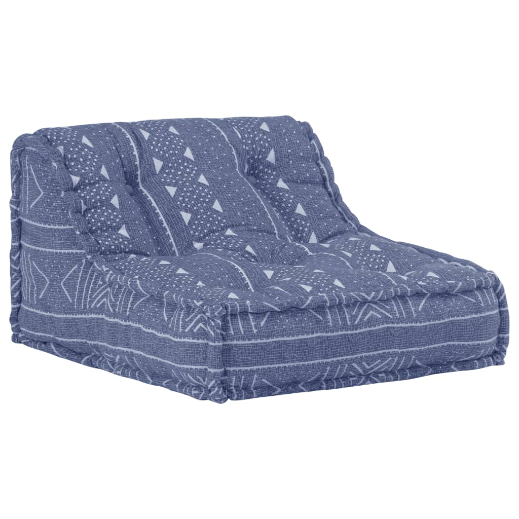 Canapea modulară, indigo, material textil