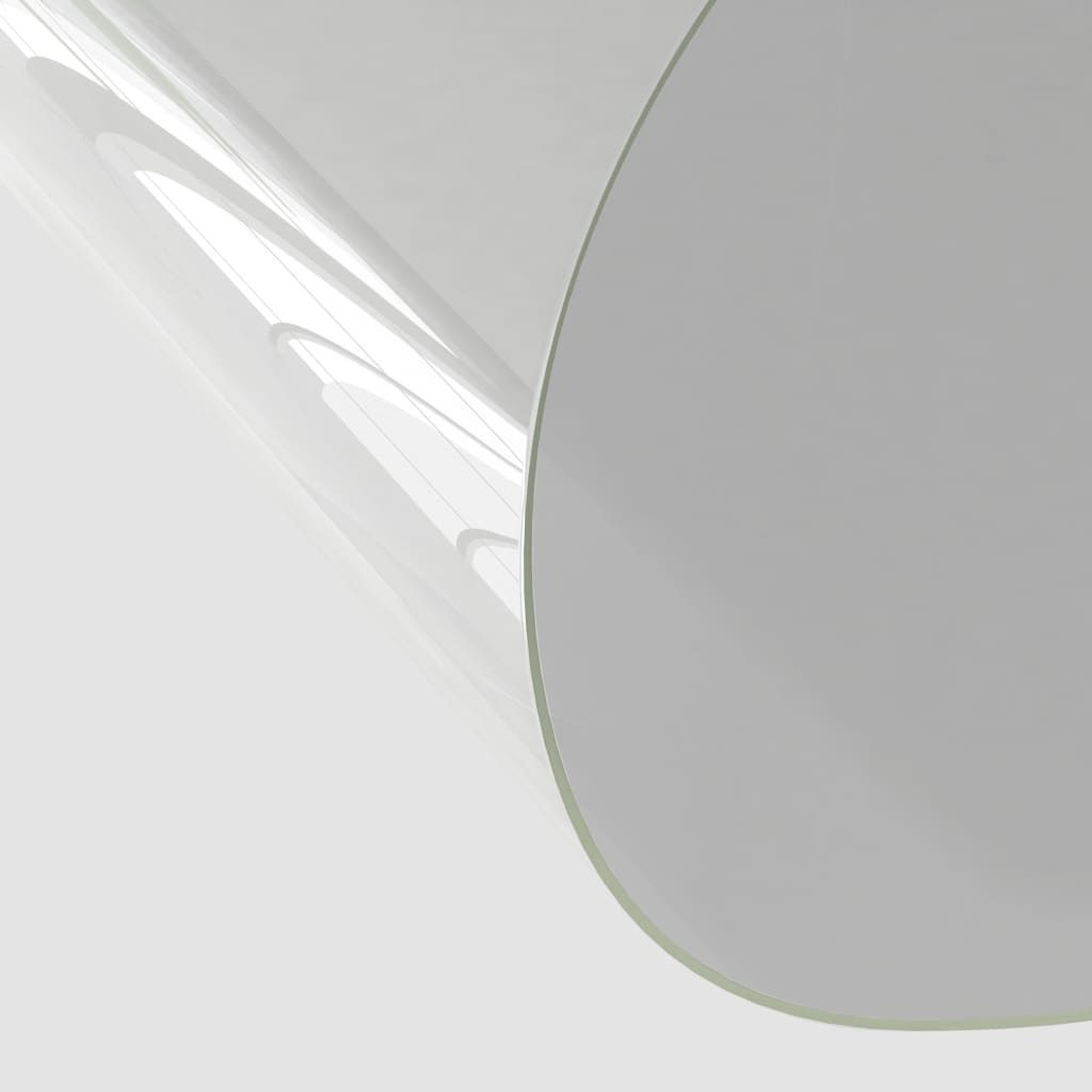 Folie de protecție masă, transparent,  Ø 80 cm, PVC, 2 mm