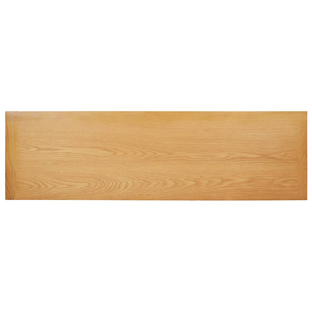 Masă consolă, 118 x 35 x 77 cm, lemn masiv de stejar