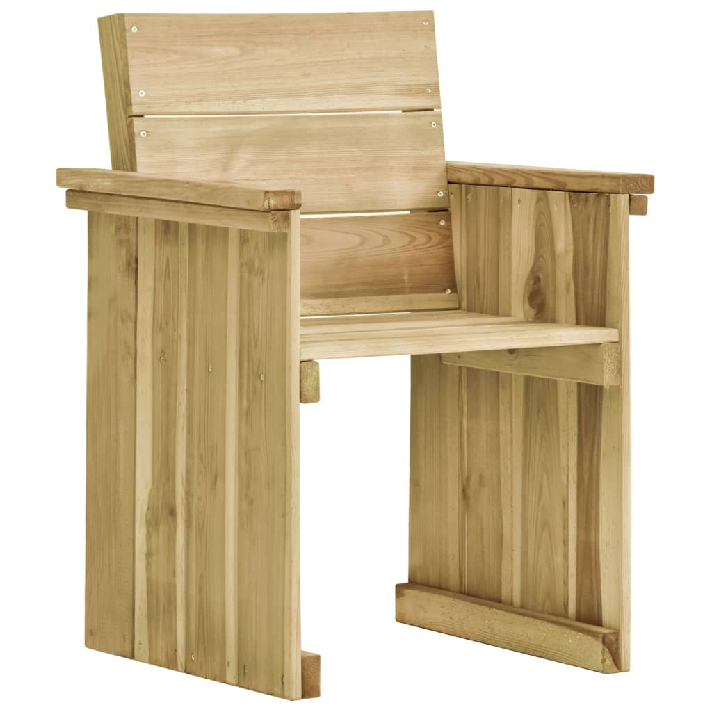 Set mobilier de exterior, 5 piese, lemn de pin tratat