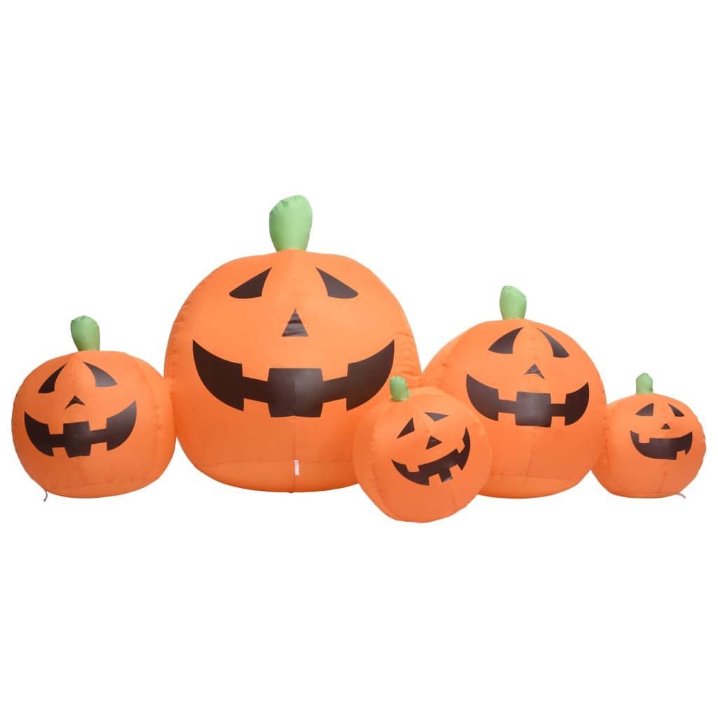 Familie de dovleci gonflabili de Halloween cu LED, 1,8 m