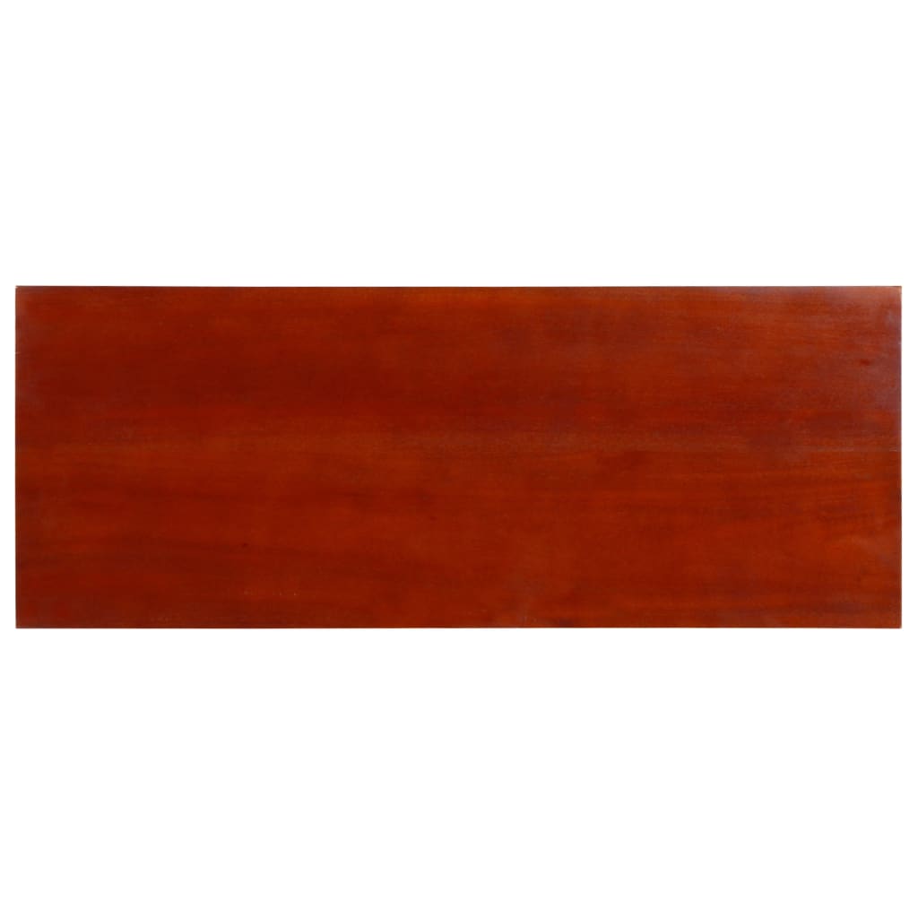 Masă consolă, maro clasic, 90x30x75cm, lemn masiv de mahon