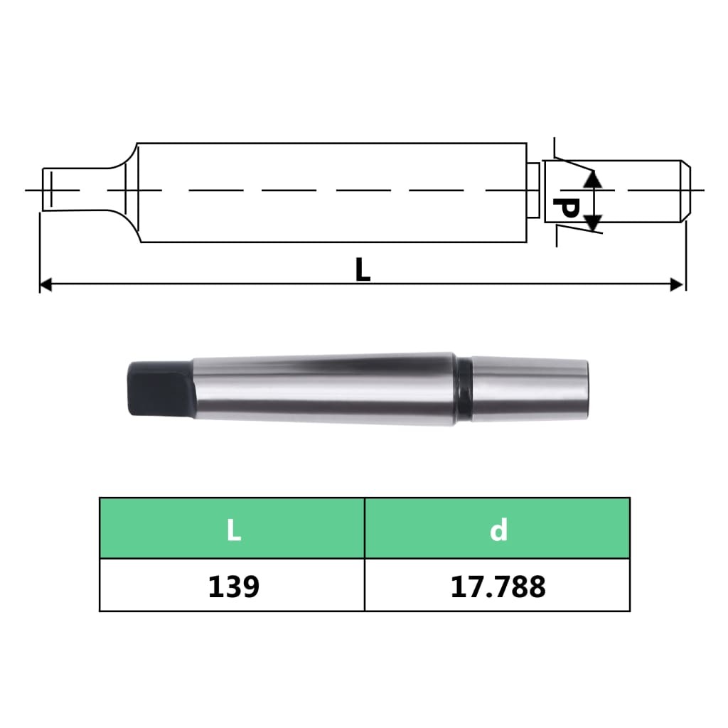 Mandrină cu eliberare rapidă MT2-B18, prindere de 16 mm