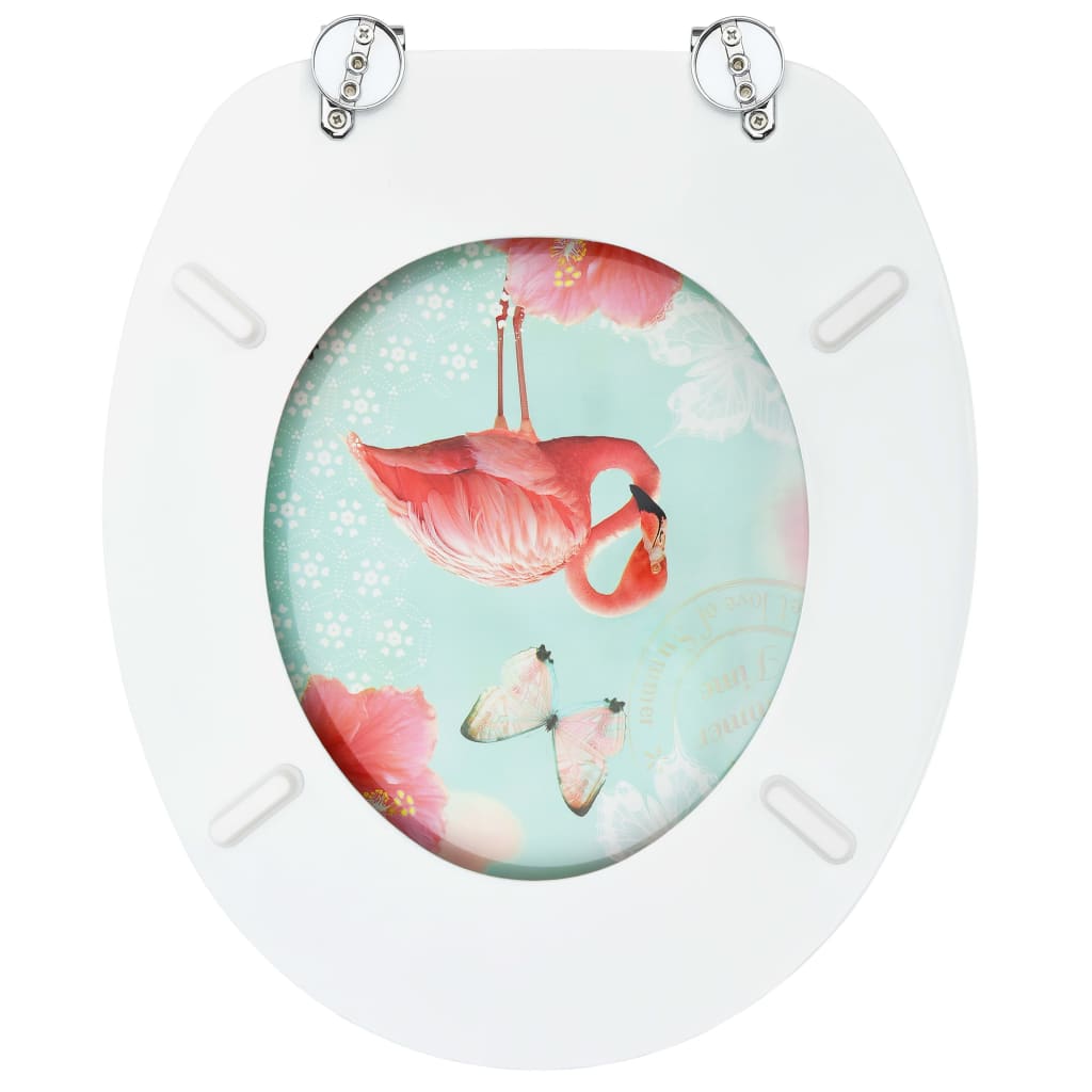 Capac WC, MDF, model flamingo