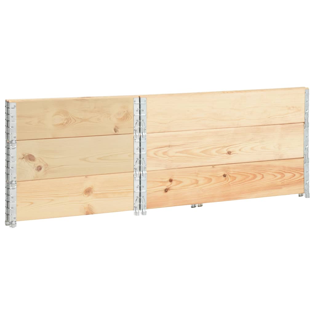 Straturi înălțate, 3 buc., 50 x 100 cm, lemn masiv de pin