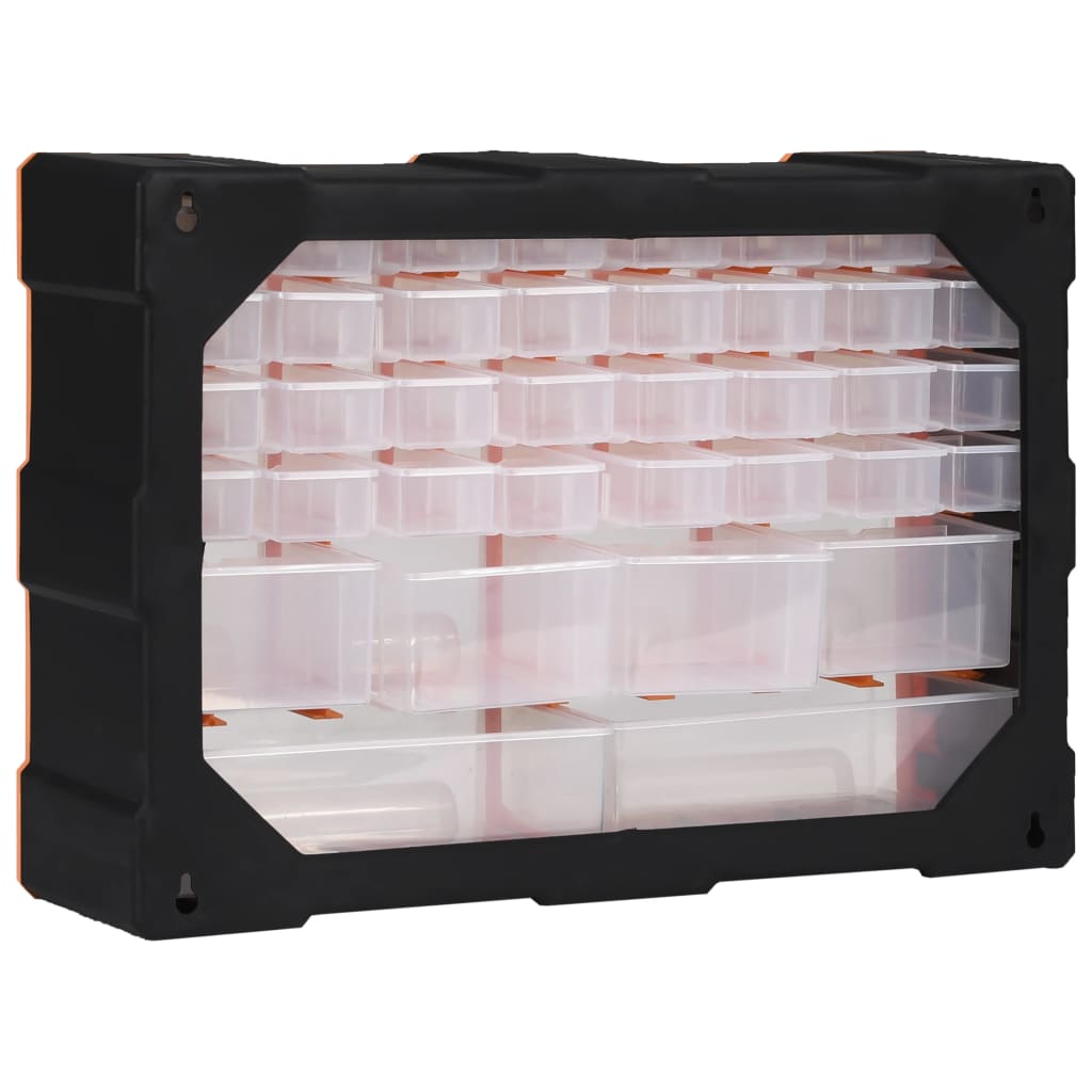 Organizator cu 40 de sertare, 52 x 16 x 37,5 cm