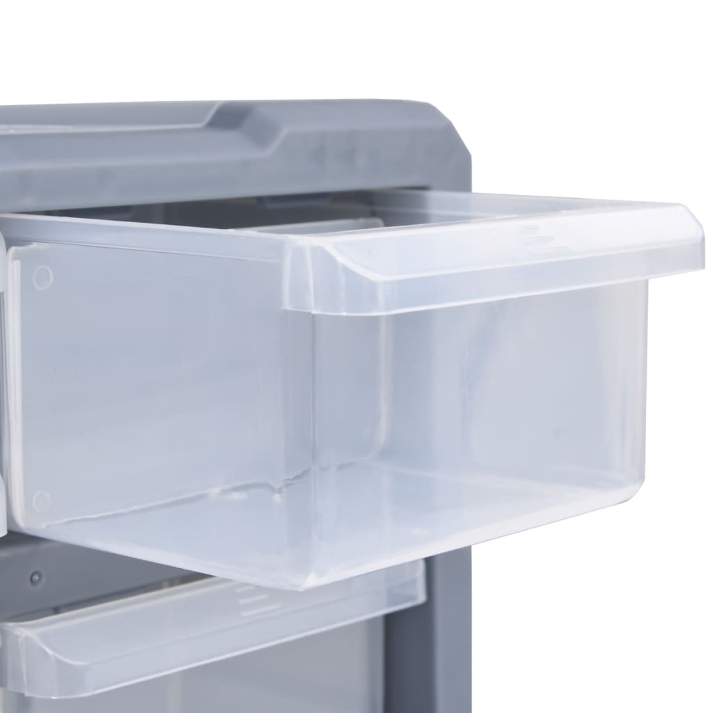 Organizatoare cu 12 sertare, 2 buc., 26,5 x 16 x 26 cm