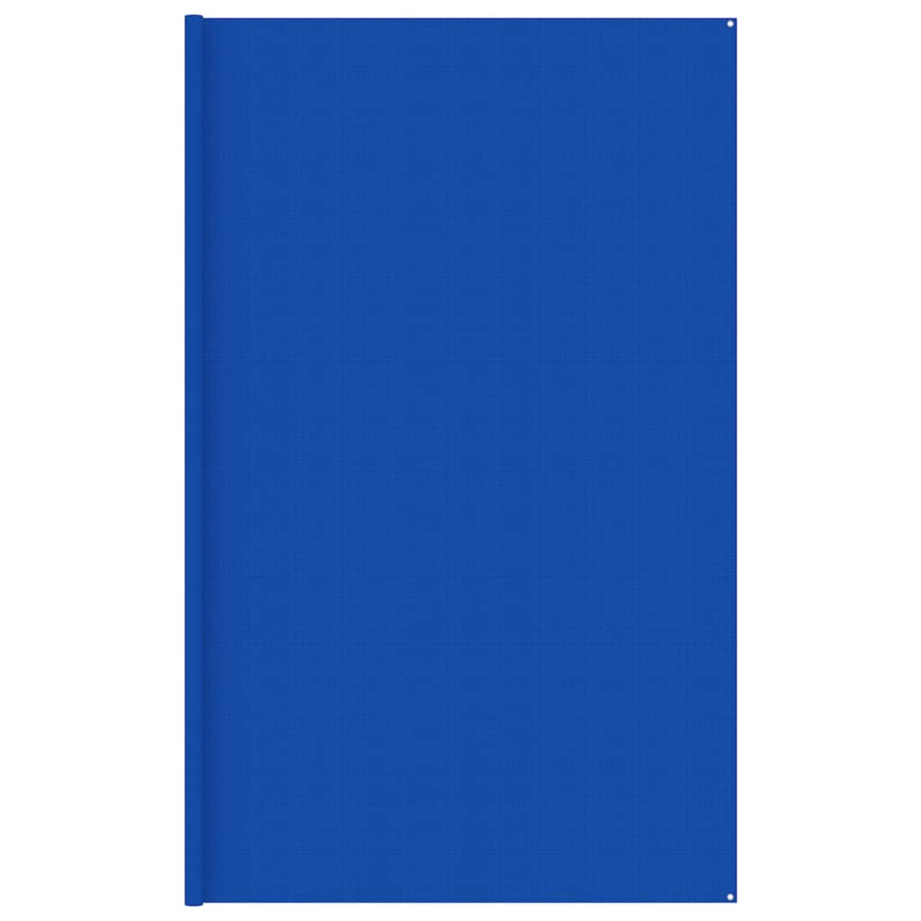 Covor pentru cort, albastru, 400x500 cm, HDPE