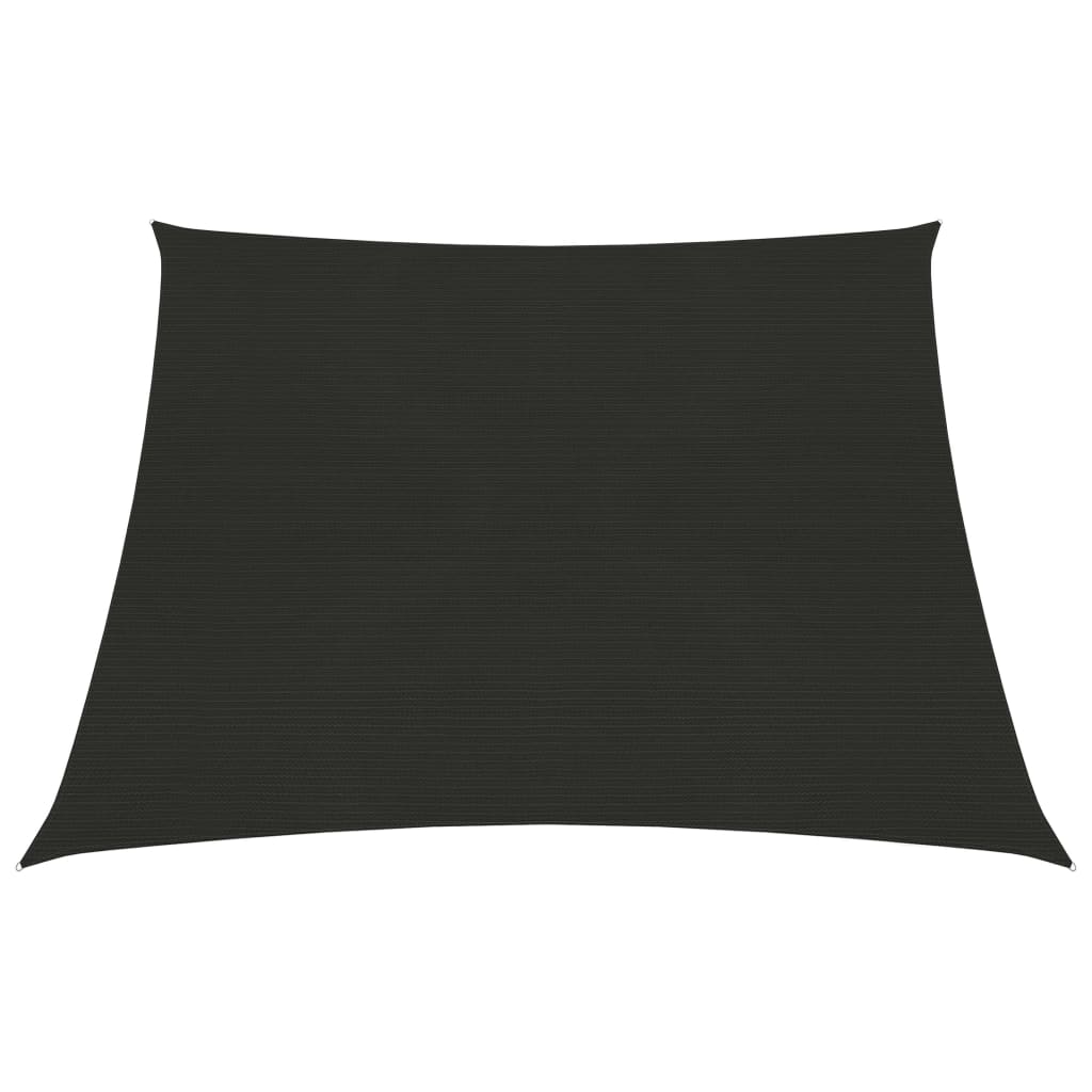 Pânză parasolar, negru, 3/4x3 m, HDPE, 160 g/m²